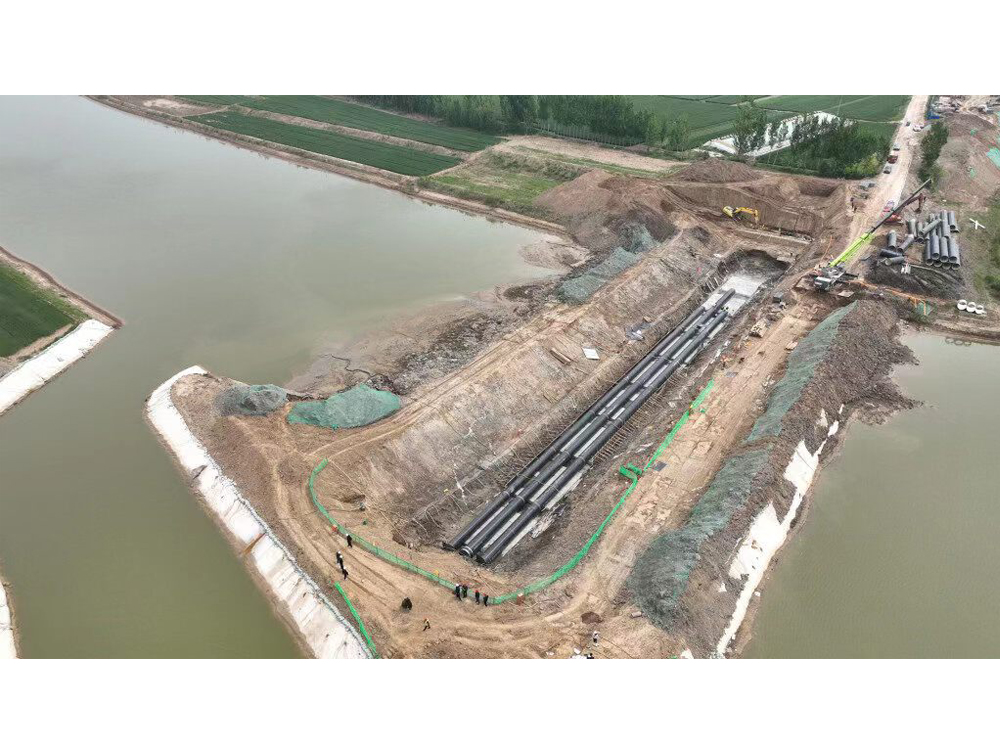 德州市向城區(qū)供水工程，管道多口徑、多管材，總長(zhǎng)約40km